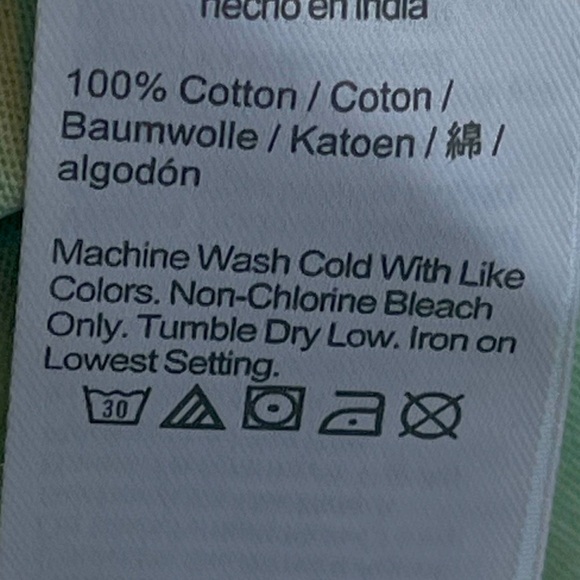 NWT J. Crew Mint Green Tie Back Peasant Boho Top Blouse Back Bow Tie Sz L - Picture 8 of 16